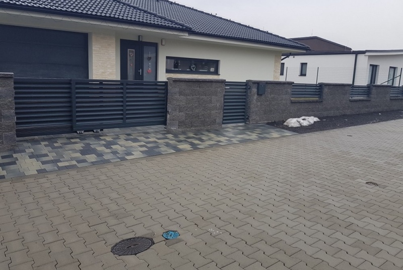 Vstupné brány - Z oceľová lamela Vstupné brány - Z oceľová lamela