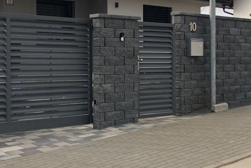 Vstupné brány - Z oceľová lamela Vstupné brány - Z oceľová lamela